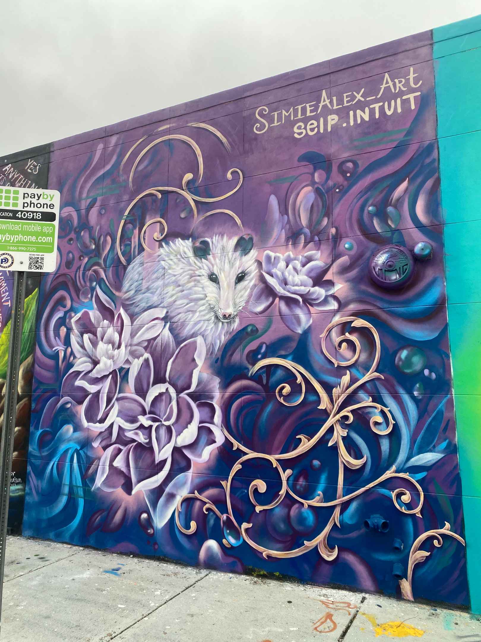 Simile Alex Art x SEIP Intuit collaboration Wynwood-mural-fest_2023_permanent_vacation